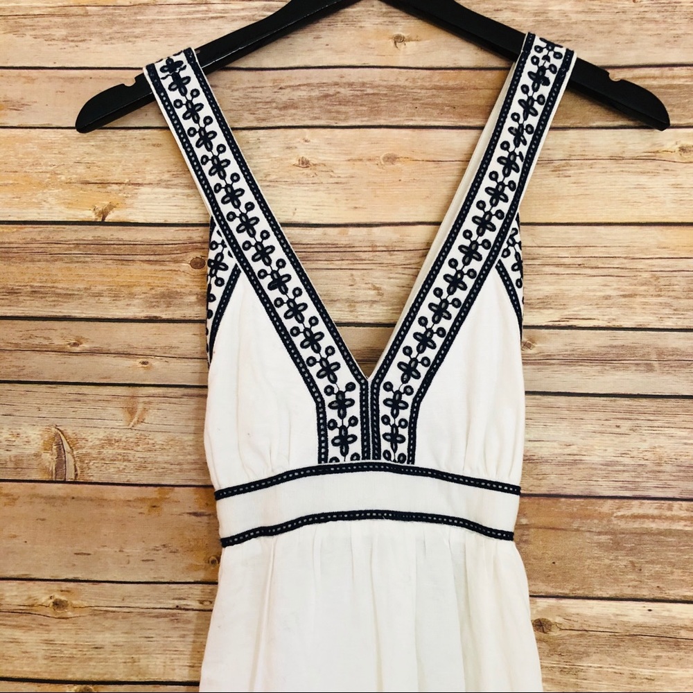 NWT- JCrew Embroidered Criss Cross Maxi Dress - Picture 4 of 8